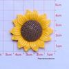 Glossy Sunflower Resin DIY Kit: Phone Case, Hair Clip, Jewelry
