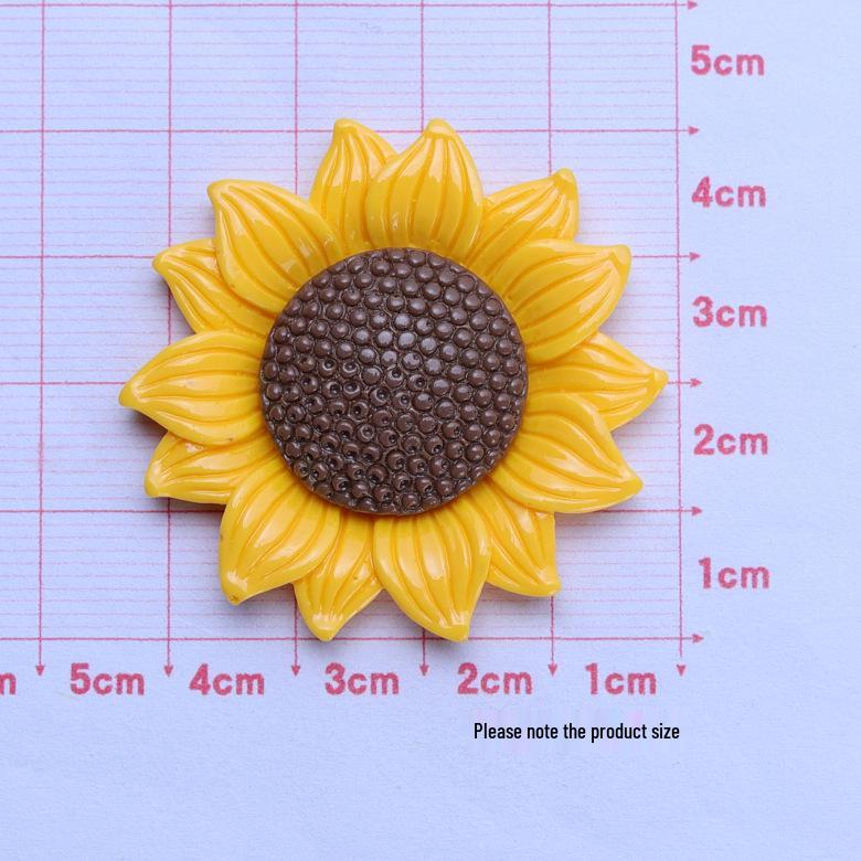 Glossy Sunflower Resin DIY Kit: Phone Case, Hair Clip, Jewelry