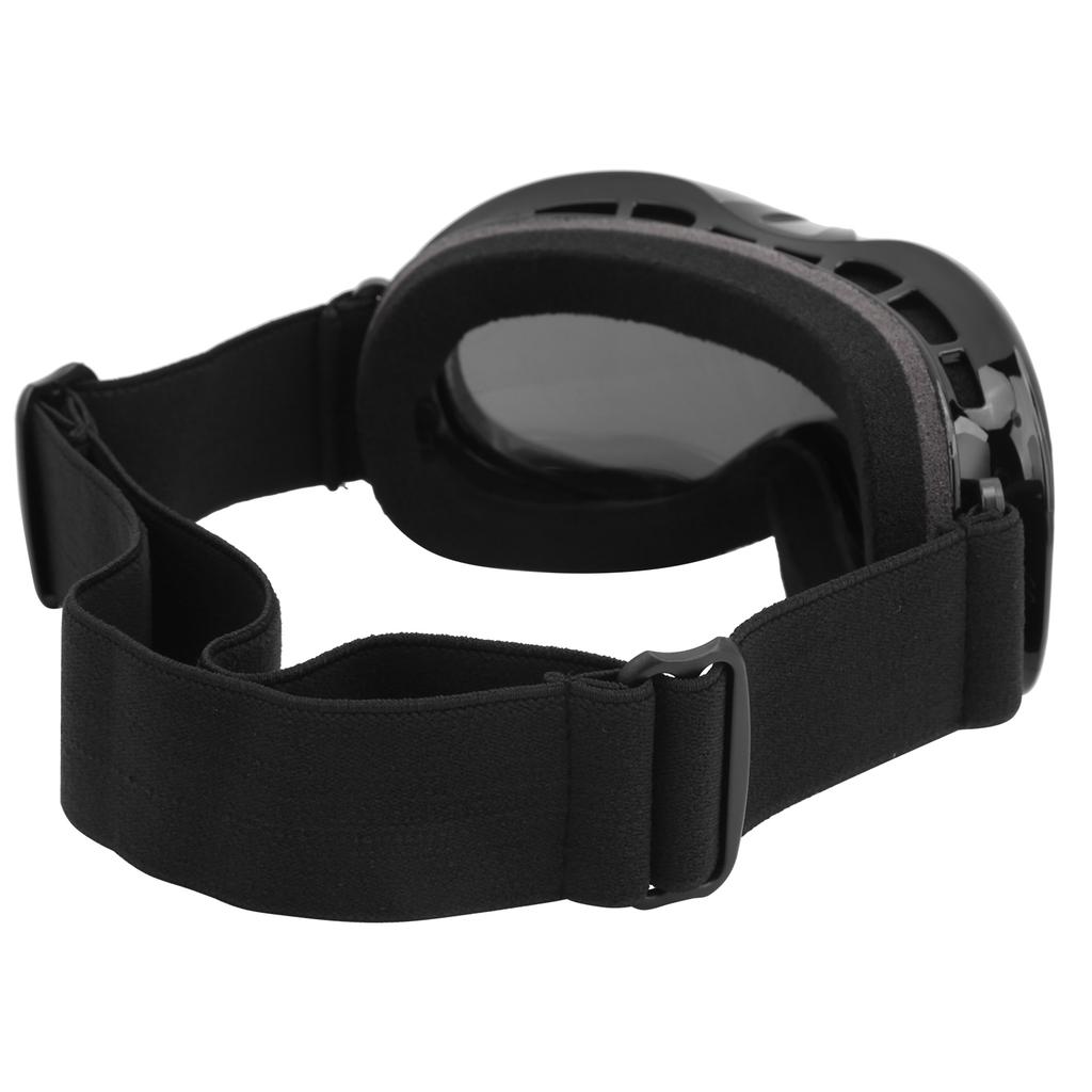 Children Ski Snowboard Goggles DoubleLayer Lenses AntiFog UV Protection Snow Goggles(Silver )