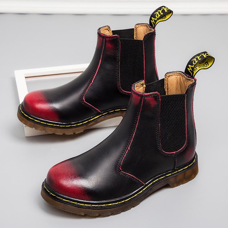 Stivali Chelsea Martin Moda Uomo e Donna - Stivaletti Corti Elastici Casual