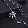 Luxury Non-Fading Korean Fashion Sweater Necklace: Autumn/Winter Women's Niche Design Pendant