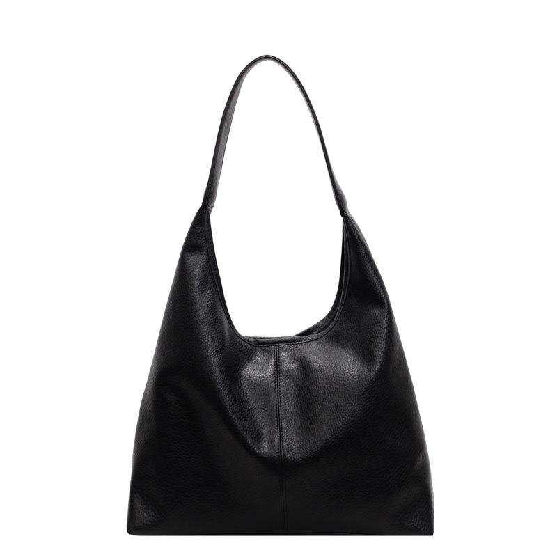

Retro solid color large-capacity bag women s explosive shoulder mother and child bag fashionable versatile solid color niche tote bag