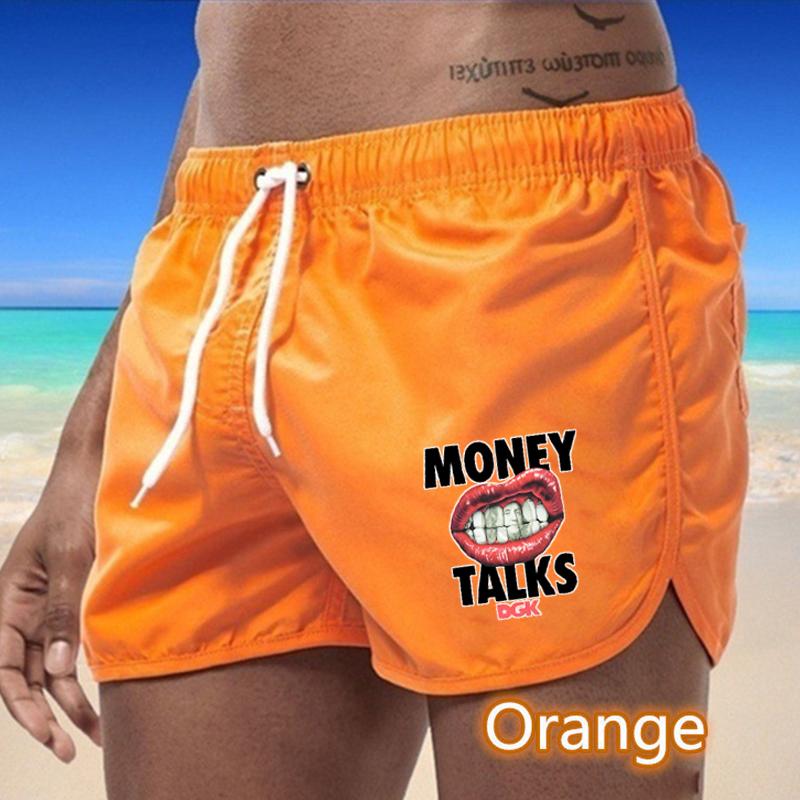 

BBK-57 2025 Summer Men s Quick-Drying Swim Trunks Sports Pants Swimwear Beach Shorts Jogging Shorts S