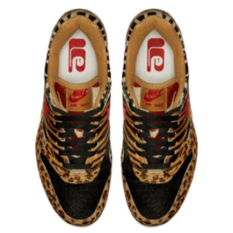 Nike Air Max 1 Atmos Animal Pack 2.0 All Black Box 2018 Sneakers Casual Shoes AQ0928-700