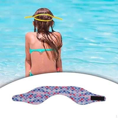 Children Swimmers Headband Ear Bands Hair Guard Protection Cute Pattern Professional Head Size Range
