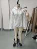 Damen Übergröße Herbst/Winter Casual 3D Buchstaben Jacquard Rundhals Pullover Sweatshirt