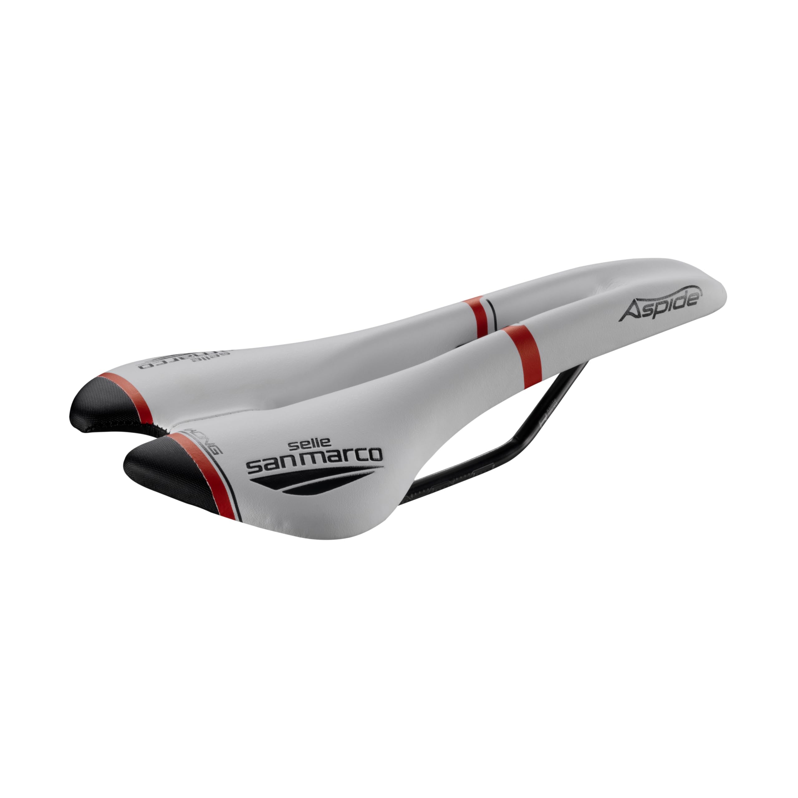 

Selle San Marco Седло Aspide Racing Открытое узкое Бело-красное