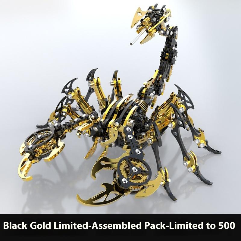 Limited Edition Scorpion King Diy Handmade Metal 3d Metal Animal Puzzle Assembly Model Puzzle Toy Boy Birthday Gift