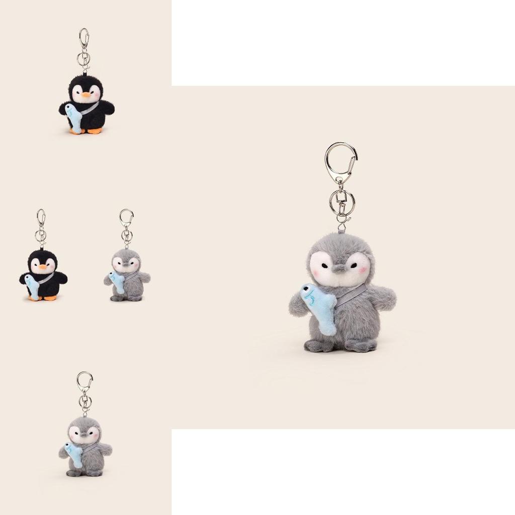 Penguin Plush Keychain Cute Cartoon Keyring Gift For Anime Fans