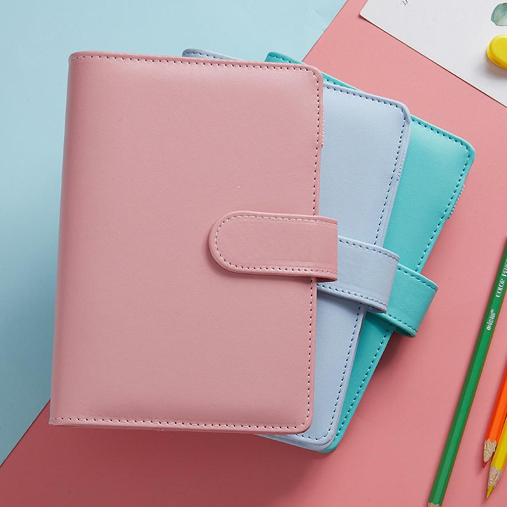 Refillable Leather 6 Rings Binder Budget Planner Binder Business Notebook Binder Covers Travel Journal Binder Covers