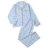 Women's Printed Loungewear Set: Long-Sleeve Cardigan + Pants A Comfortable and Casual Two-Piece Set