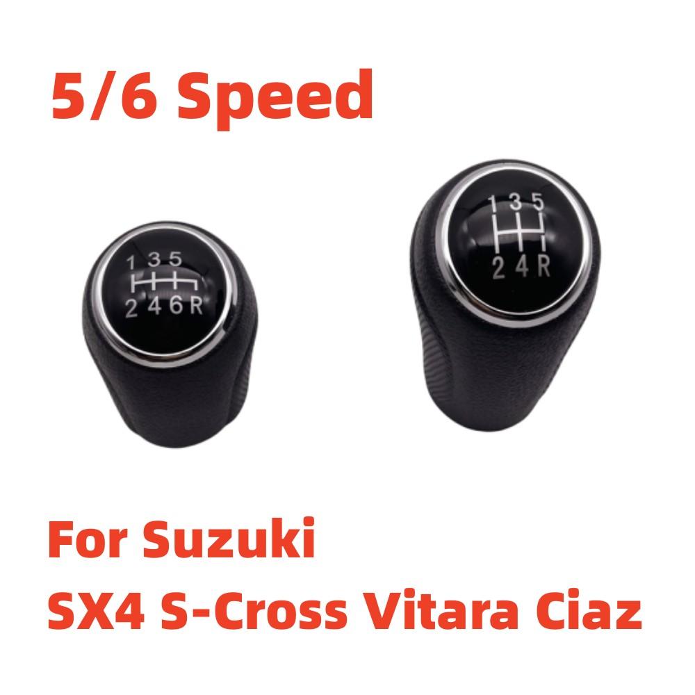 For Suzuki SX4 S-Cross Vitara Ciaz 5 / 6 Speed 1.6L 1.4T Engine Manual Shift Lever Gear Knob Car Accessories