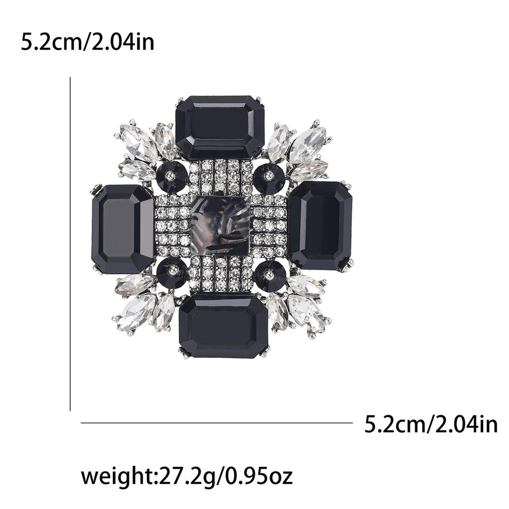 Feng Shui Diamond Brooch, High-End Temperament Clothing Accessories Corsage Pin