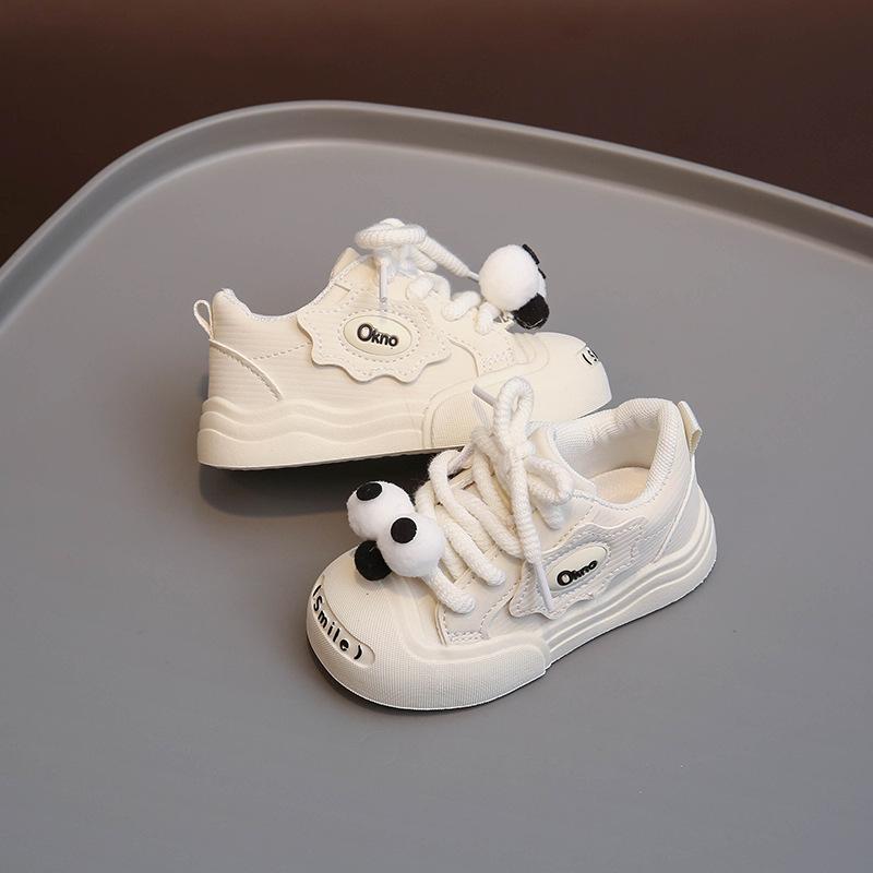 Children's Board Shoes 2025 Spring and Autumn Girls Cute Cartoon Sports Shoes Boys Single Shoes Tide Primary School Shoes Non-slip