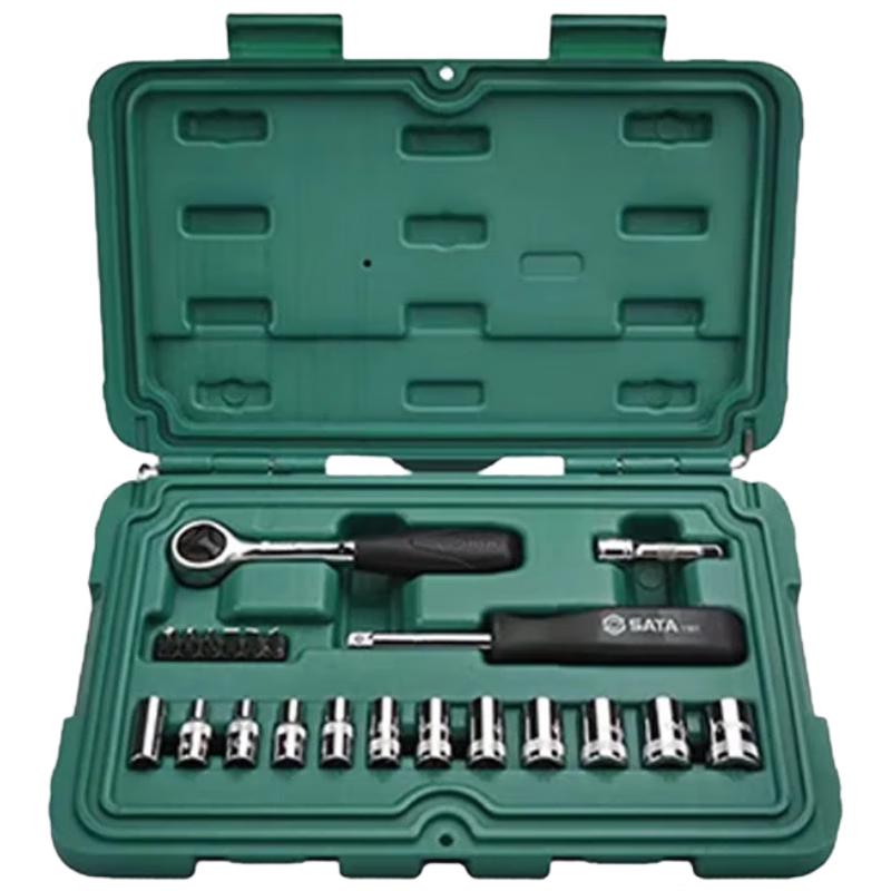 SATA 14-Piece 10mm Socket Set (09523) Automotive Repair Series