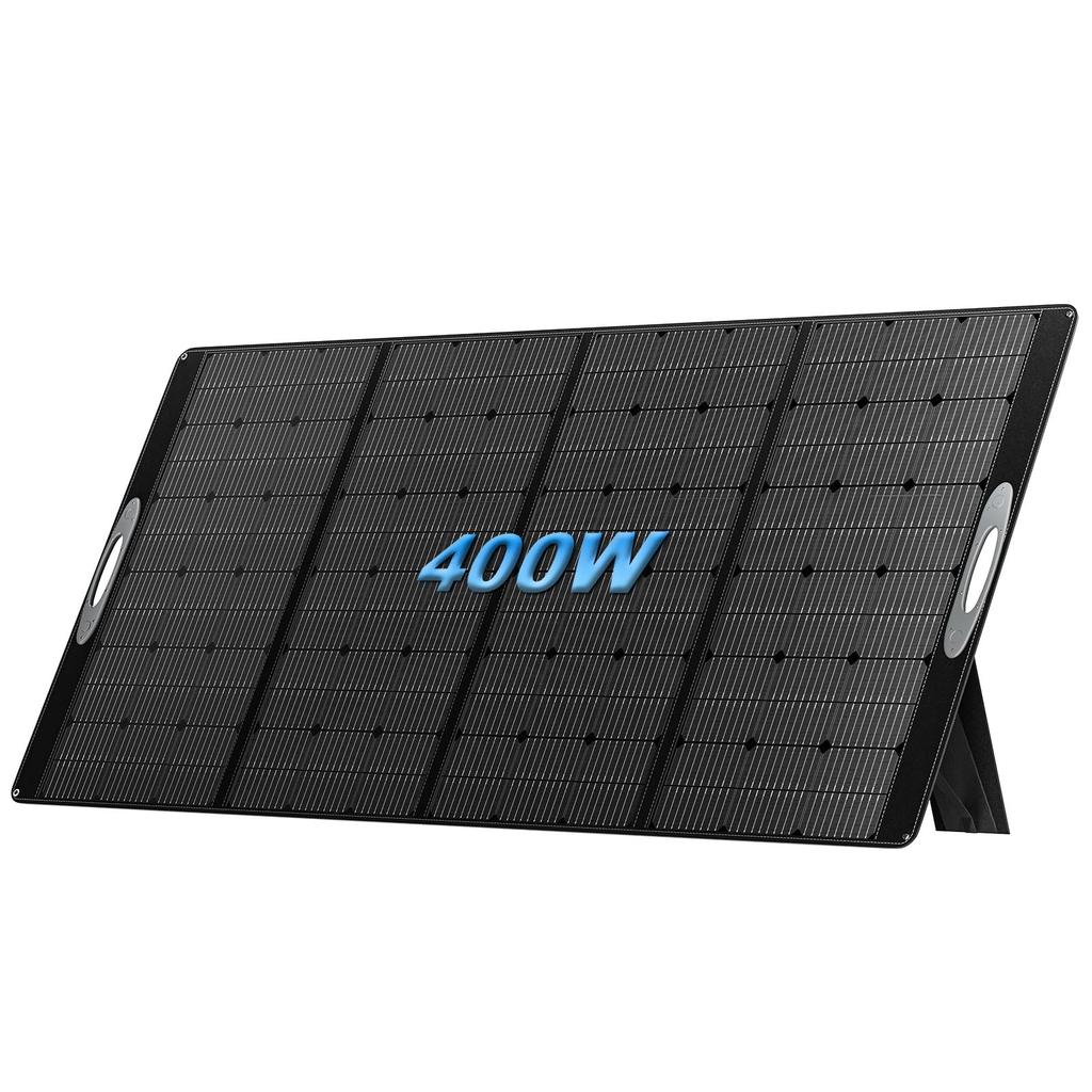 OUKITEL PV400 400W Portable Solar Panel, IP68 Waterproof, Foldable Solar Panel with 42V Output, Solar Panels for Camping, RV, and Emergencies