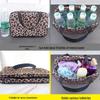 Leopard Print Large Capacity Toiletry Bag for Women & Men – Portable Travel Shower Bag & Bath Caddy