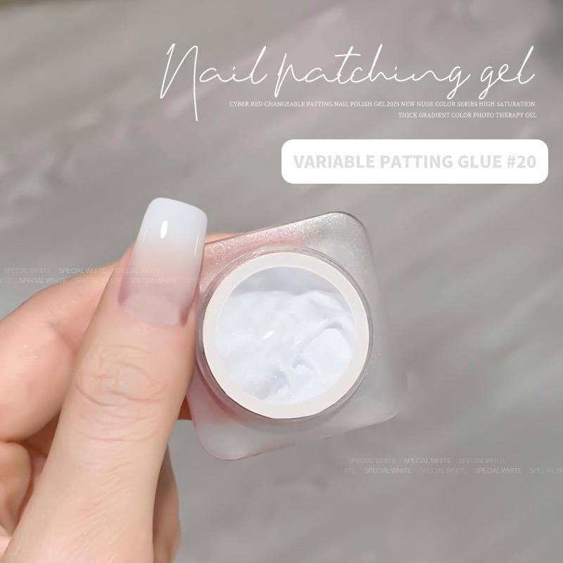 20-Color Summer Gradient Blush Gel: Versatile No-Wash Semi-Solid Nail Art