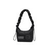 New Champion Fabric Shoulder Bag Unisex Black/Milk White/Medium Blue Denim U5AACPU32