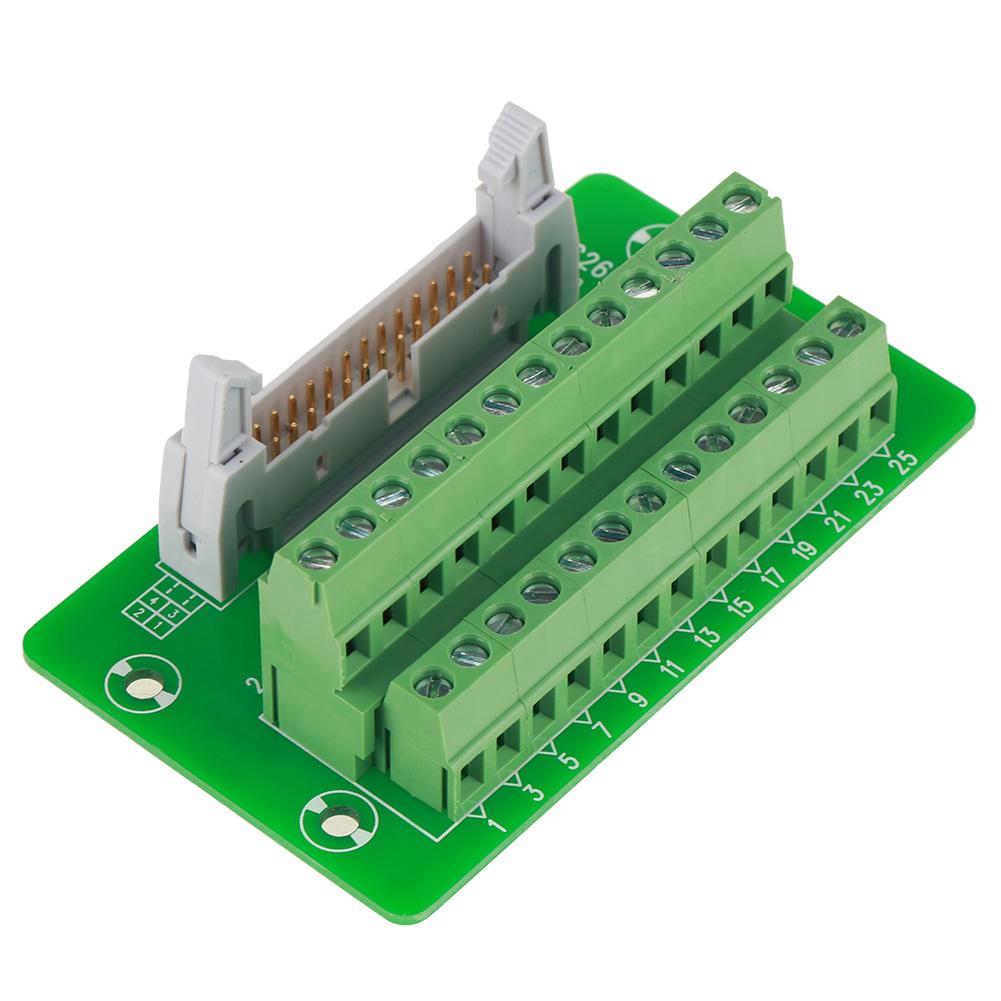IDC26P DIN-Schienen 26-Pin 5mm Montage-Interface-Modul Stecker Breakout-Board