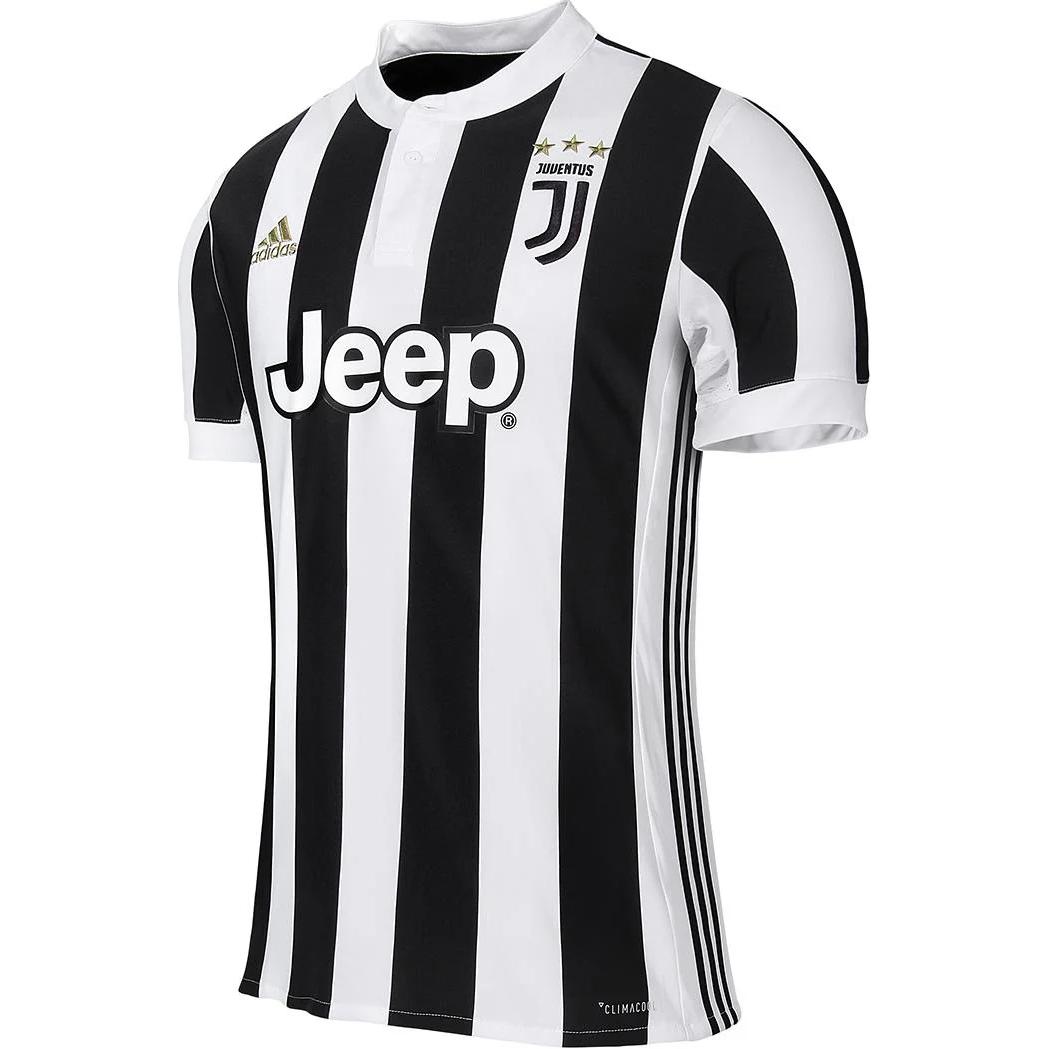 adidas Juventus 2017/18 Home Jersey Black/White BQ4533 S