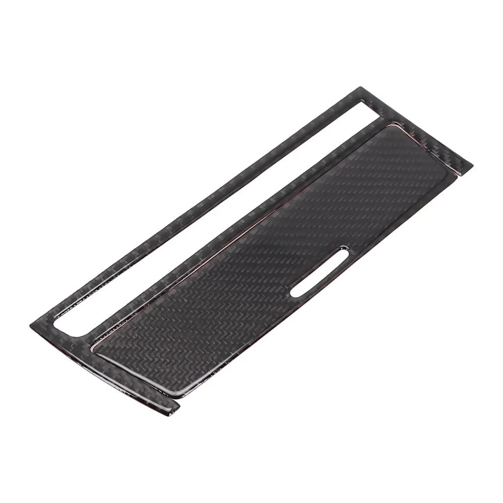 2Pcs For BMW Old 3 Series E46 1998-2005 Carbon Fiber Car Central Cover Decorative Trim Cover Car Accessories