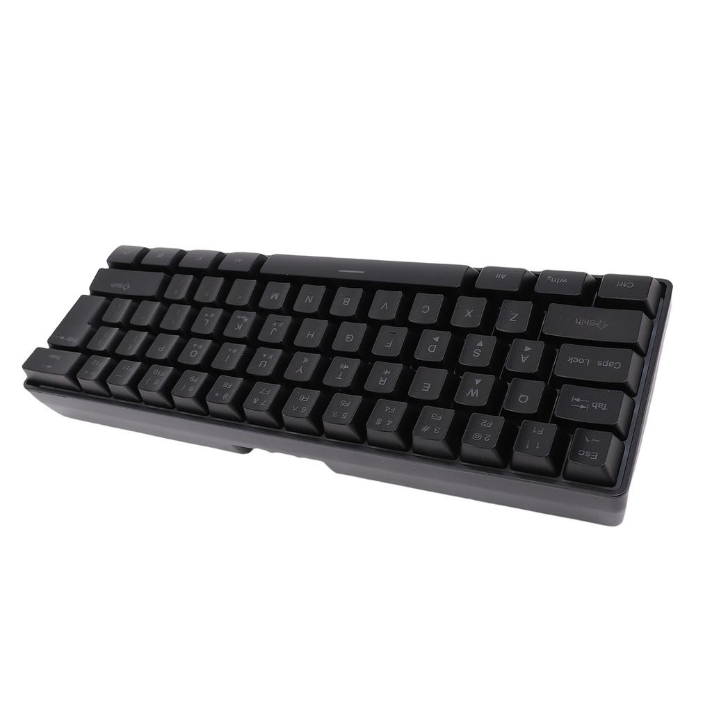 Wireless Keyboard RGB Backlit 61 Keys Rechargeable 2.4G Gaming Keyboard Supports Sleep Mode for PC