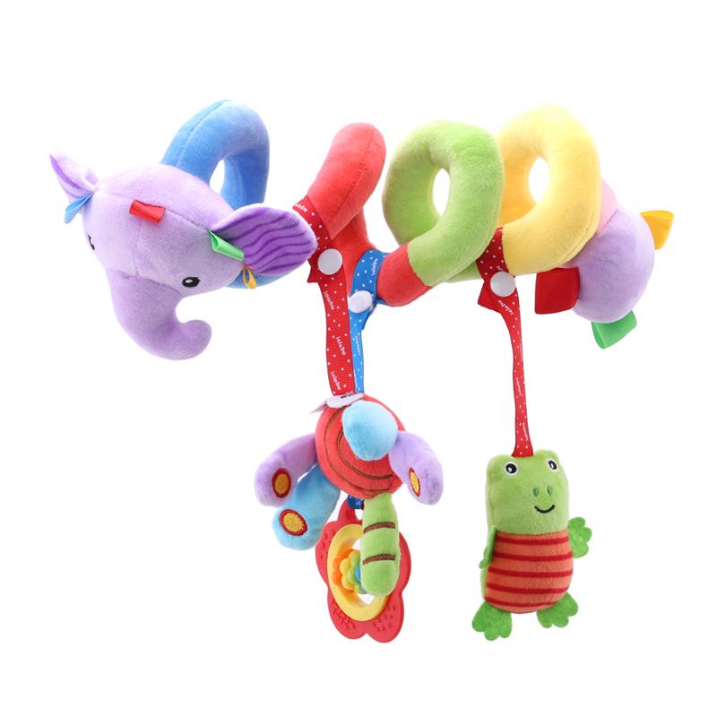 Buy Infant And Child Stroller Rattles Hanging Cute Plush Toy Car