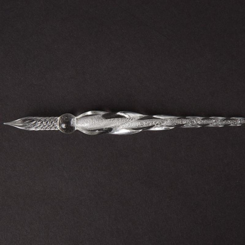 1 Stück Neuer Vintage Tragbarer Glas-Tauchstift-Halter Füllfederhalter Handgefertigt