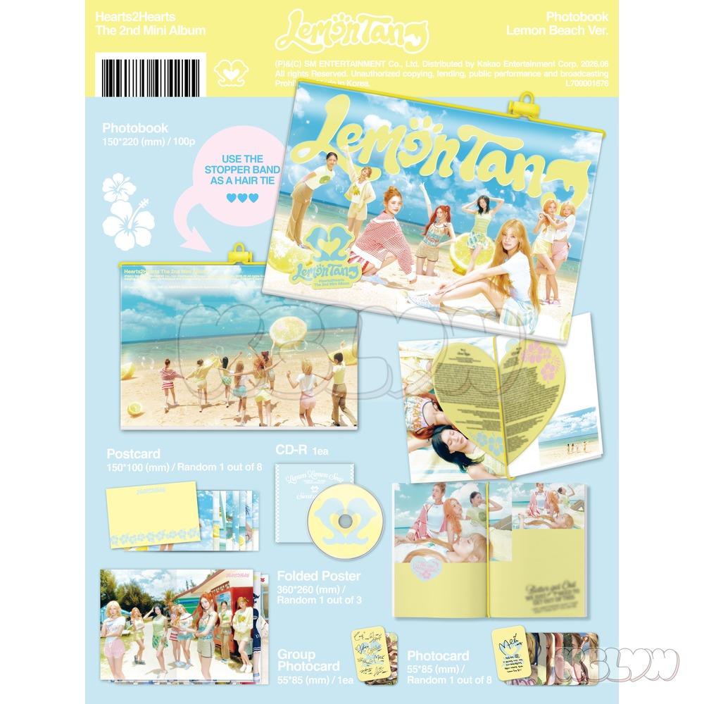 [Pre-order] Hearts2Hearts 2nd MINI Album [Lemon Tang] Version Select Official K-POP Album CD