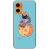 for Oukitel C33 Black Case 6.8inch Soft Tpu Cute Cartoon Back Cover on OukitelC33 Full protection bumper Anti-fall shockproof