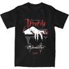 Men's New Horror Element Dracula Print 100% Cotton Short-sleeved T-shirt Loose and Breathable Clothing Top