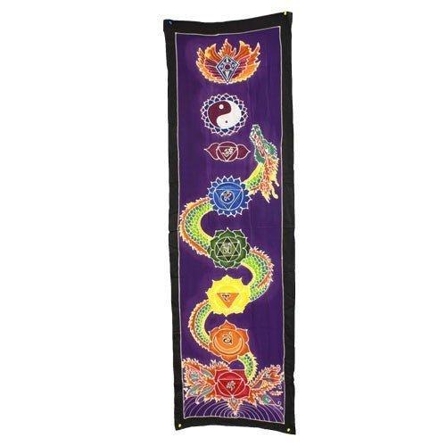 Chakra Banner Dragon Wall Hanging 175x53cm
