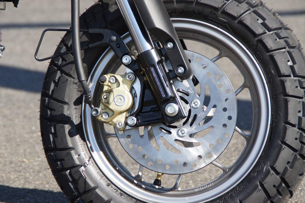 

Gcraft 31261 Front Caliper Support Monkey 125 Brembo 2POT for Crab Caliper Aluminum, Silver Anodized Finish