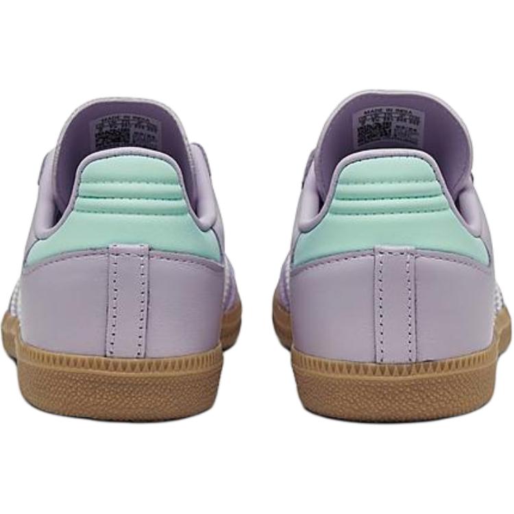 Adidas Samba OG C Silver Dawn Aqua Kids Sneakers Purple Crystal-White Semi-Flash-Aqua IE8847
