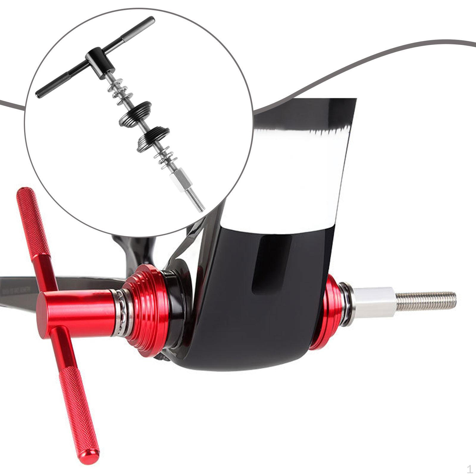 

Инструмент для установки и снятия каретки, пресс для подшипников рулевой колонки, ремонт чёрный