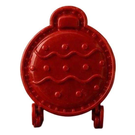 Festive Pastry Molds Christmas Hand Press Pie Mold, Plastic Dough Baking Gifts for Enthusiasts Neatly Cut Cookie Cutters DIY Holiday Treats
