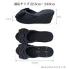 Vivienne Heel Room Size PVC Platform High Suitable for Beauty Salons and Nail (Vivienne) [8cm Shoes, Ribbon, Navy, 23.5cm] Sole, Slippers, Heels,