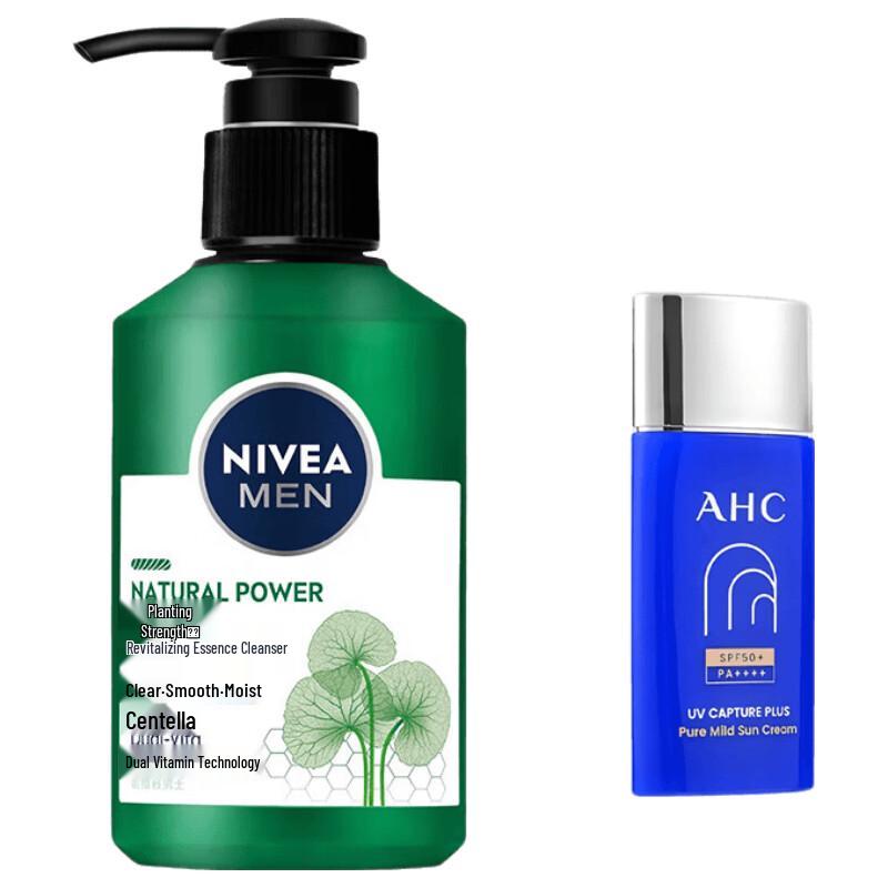 

Nivea Men s Revitalizing Cleanser & Gentle Sunscreen Set