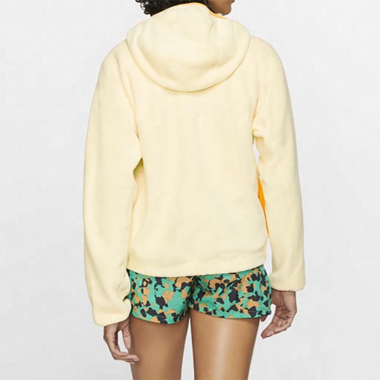 Nike ACG Half-Zip Fleece-Pullover-Hoodie Damen-Tops Hellgelb CU4115-335