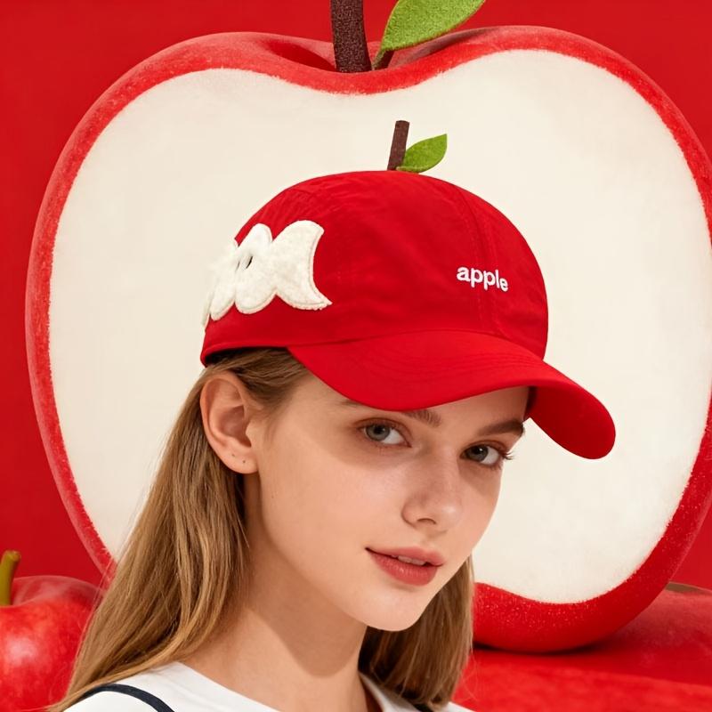 Mandarin Duck Apple Creative Baseball Hat for Summer Travel Sunshade and Sun Protection Versatile Duck Tongue Hat