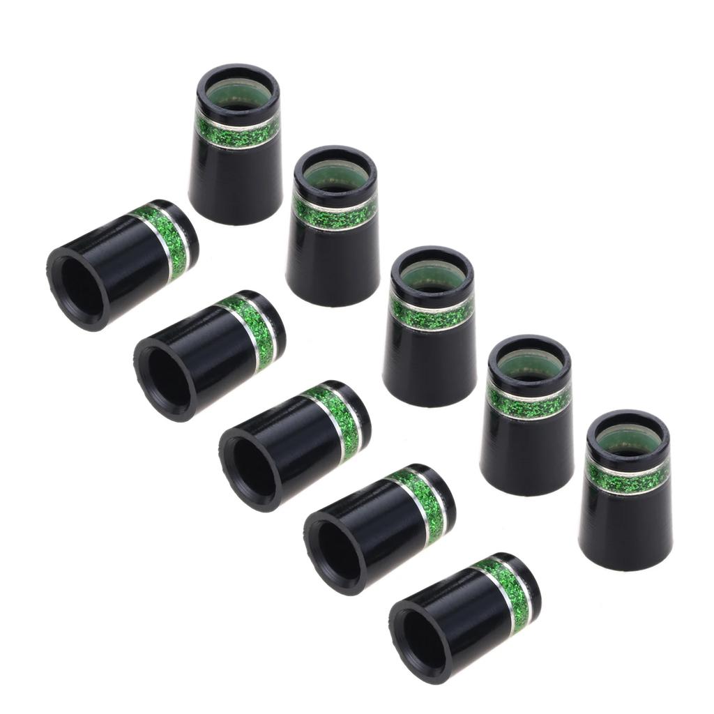 10 Pcs Golf Sleeve Ferrule for Golf Irons Tip Size 0.370 Plastic Golf Ferrules Club Shafts Accessories Red/Silver/Green/Blue