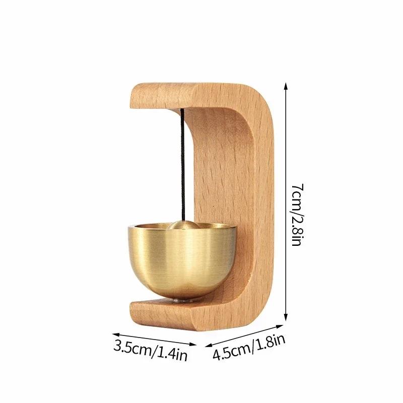 Wooden Door Bell Japanese Wind Chimes Bird Door Bell Wireless Doorbell for Home Entrance Reminder Wind Bells Vintage Decor