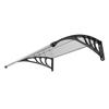 Window Door Awning Canopy 40" x 40", UPF 50+ Polycarbonate Entry Door Outdoor Window Awning Exterior, Front Door Overhang Awning for Sun Shutter, UV,