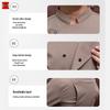 Unisex Long-Sleeve Chef Jacket with Apron Option - 1 Piece