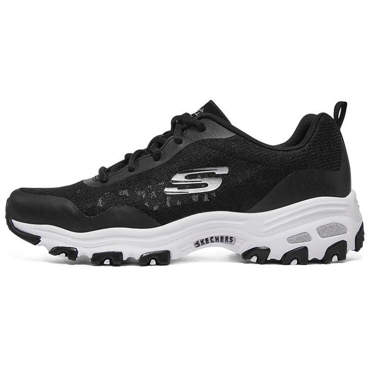(WMNS) Skechers D Lites 1.0 low Dad Shoes GS Black/White Women s 896027-BKW EU 35