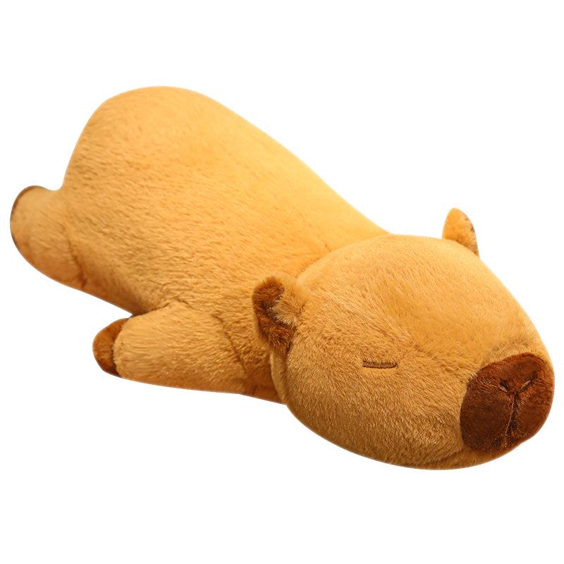 Large Capybara Plush Pillow - Perfect Bedtime Companion Gift for Girls