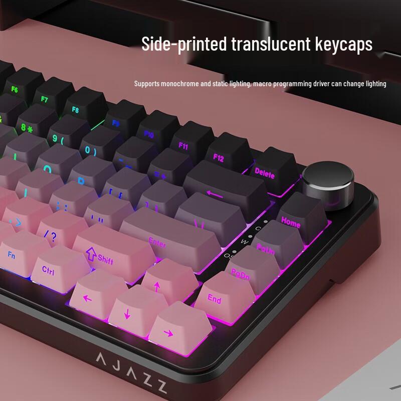 OLOEY PBT Tri-Mode Side-Engraved Mechanical Keyboard