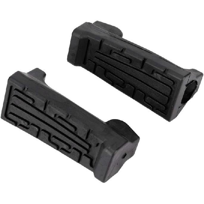 Motorcycle Front Pedal, 1 Pair Rubber Front Pedal Footrest Foot Pegs Fit for YBR 125