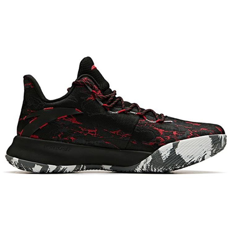 Anta Pallas Performance Basketball Shoes Men's Black Red 11941621-5
